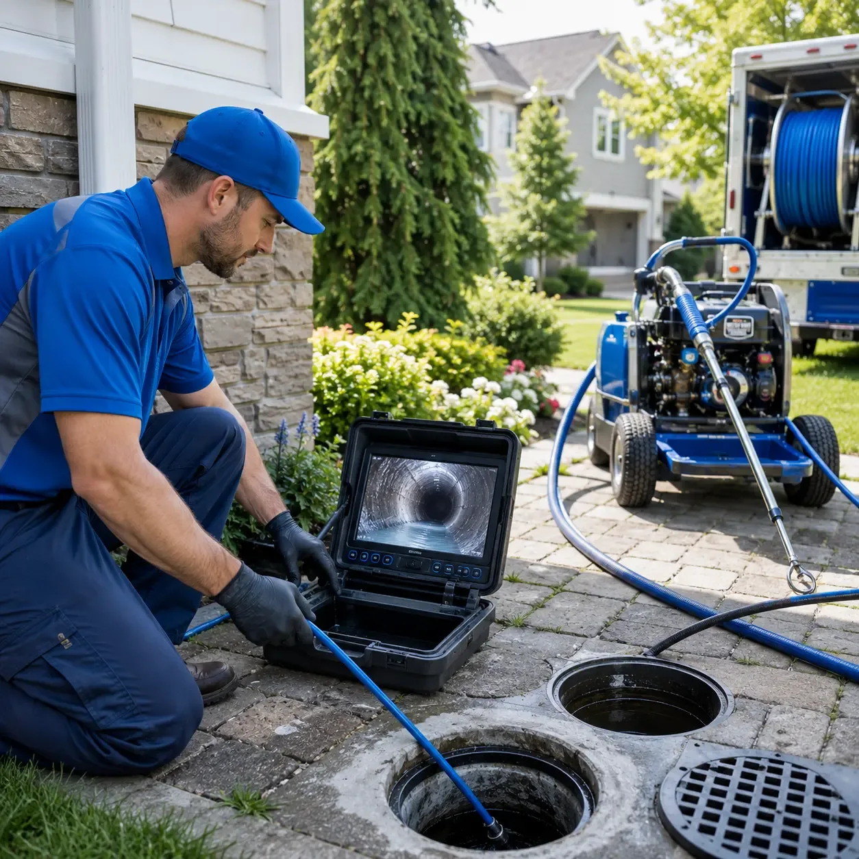 Outdoor drain cleaning professionals serving Fifty Six, AR